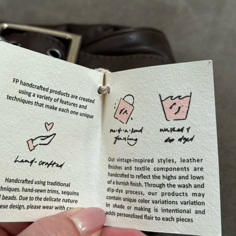 NWT Free People Arm Candy Shoulder Bag - Black - Picture 13 of 14